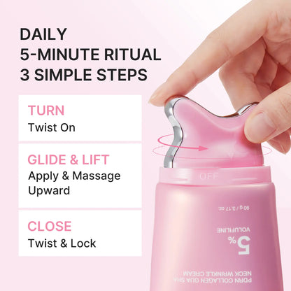 Neck and Face Jaw Massage Cream Collagen Cream